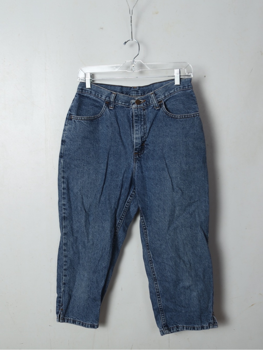 Relaxed Straight Blue Denim Jeans